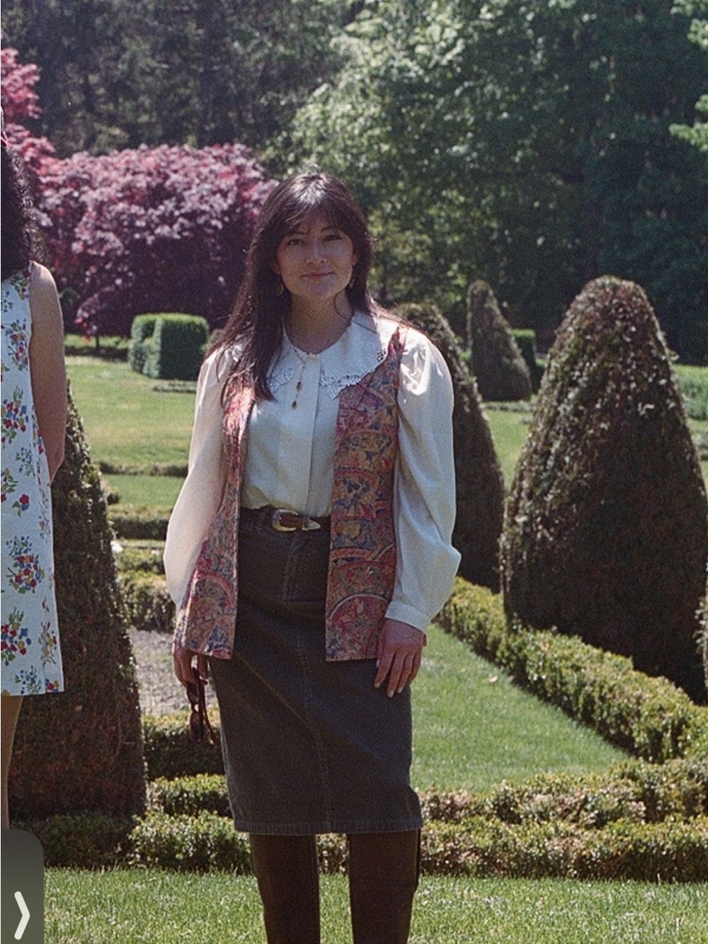 Patterned Blazer Vest - Picture 4 of 4